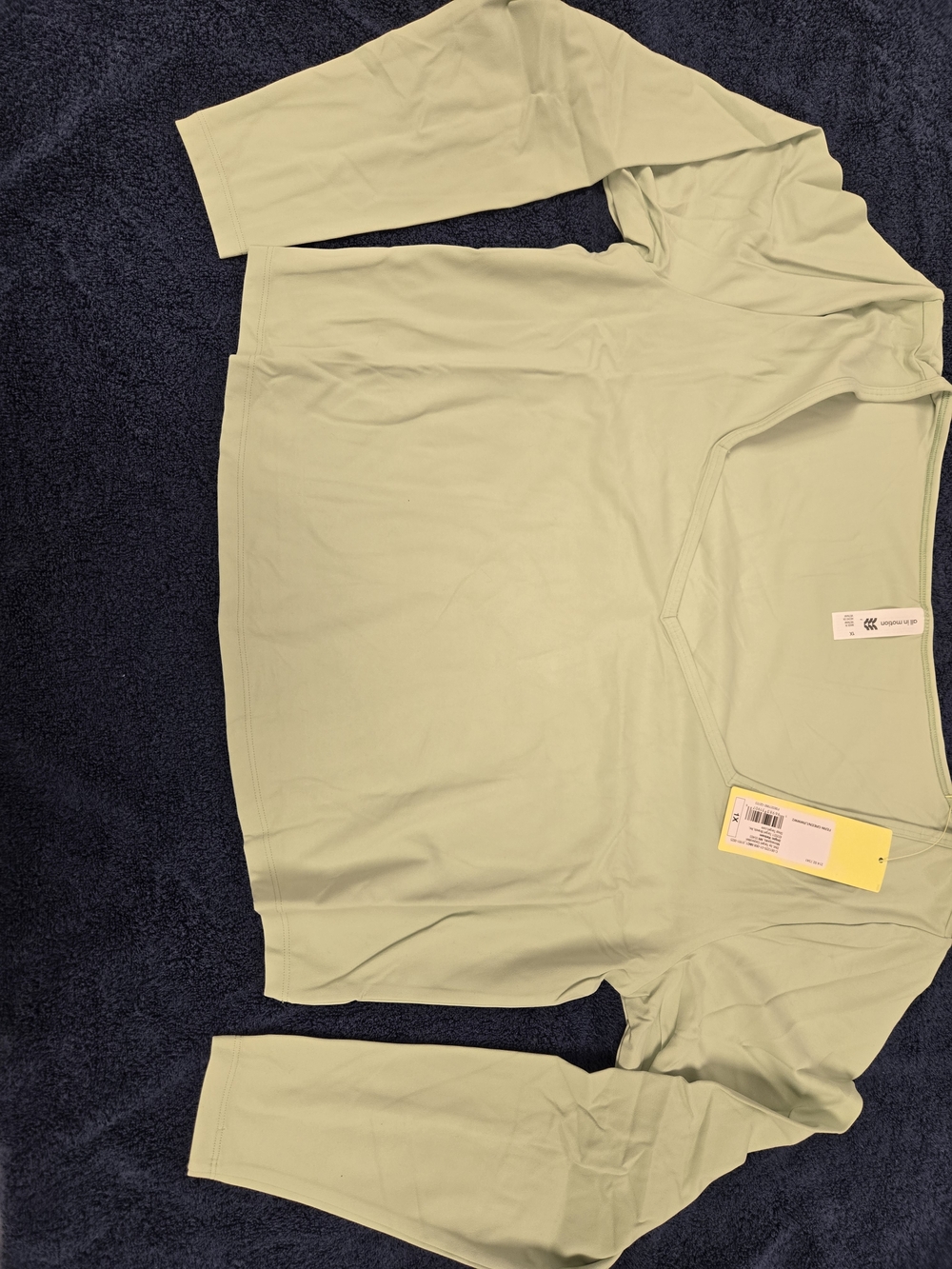 all in motion Light Green Long Sleeve Tee